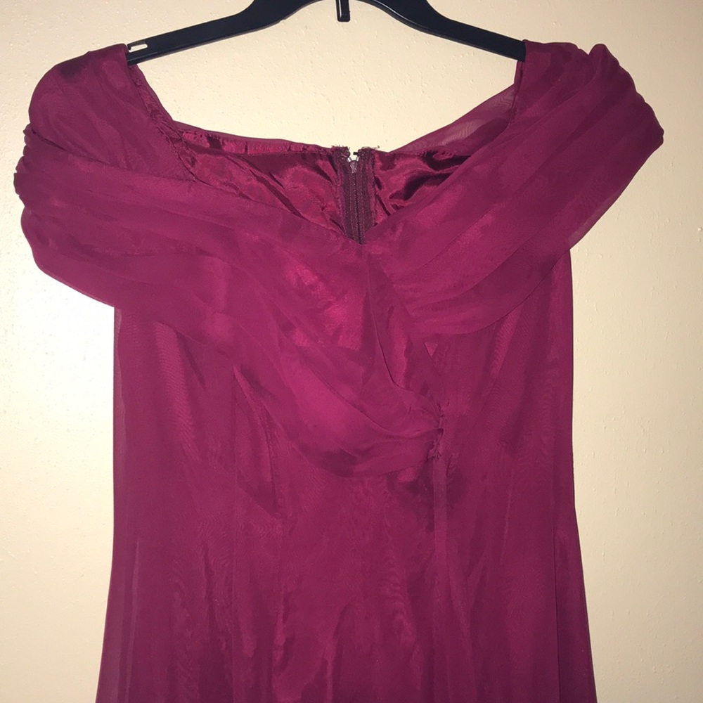 Burgundy Formal Dress Size 6